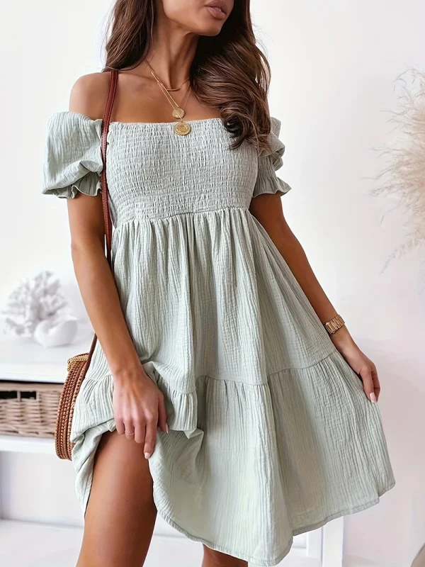 Casual Off-Shoulder Dress