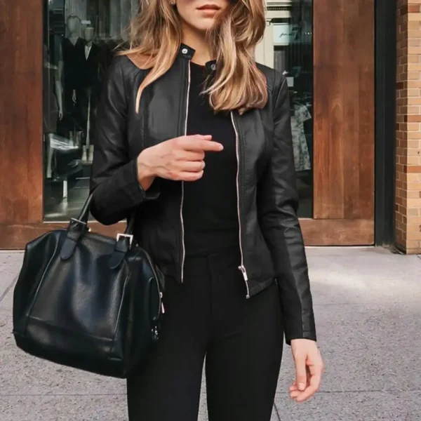 Jacket Casual Waist-cinching Lady Suit Coat - Image 2