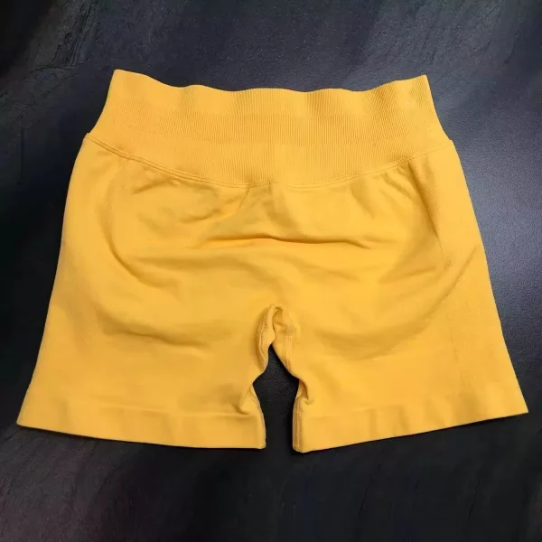 Ribbed Waist Yoga Shorts - Image 6