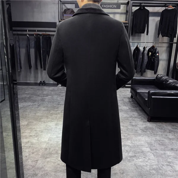 Slim Fit Trench Business Overcoat Clothing - Image 2