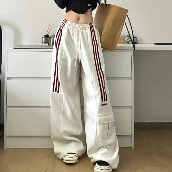 Drawstring Joggers Baggy Streetwear