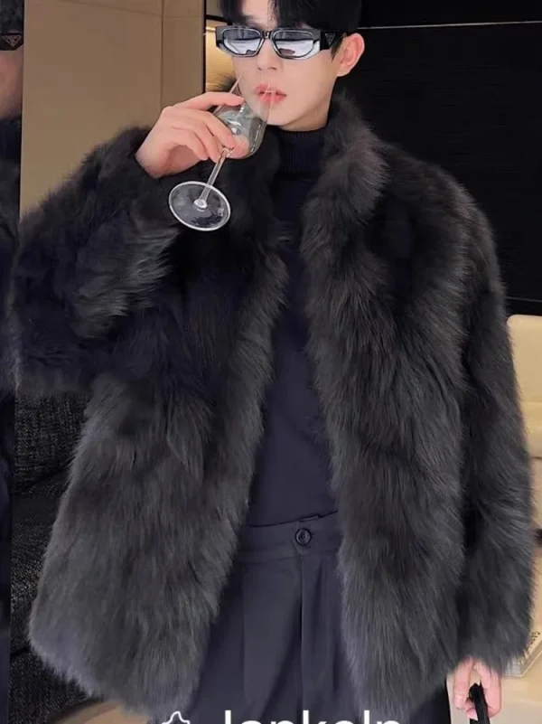 Fur imitation Thickened Men - Image 3