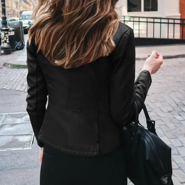Jacket Casual Waist-cinching Lady Suit Coat - Image 3